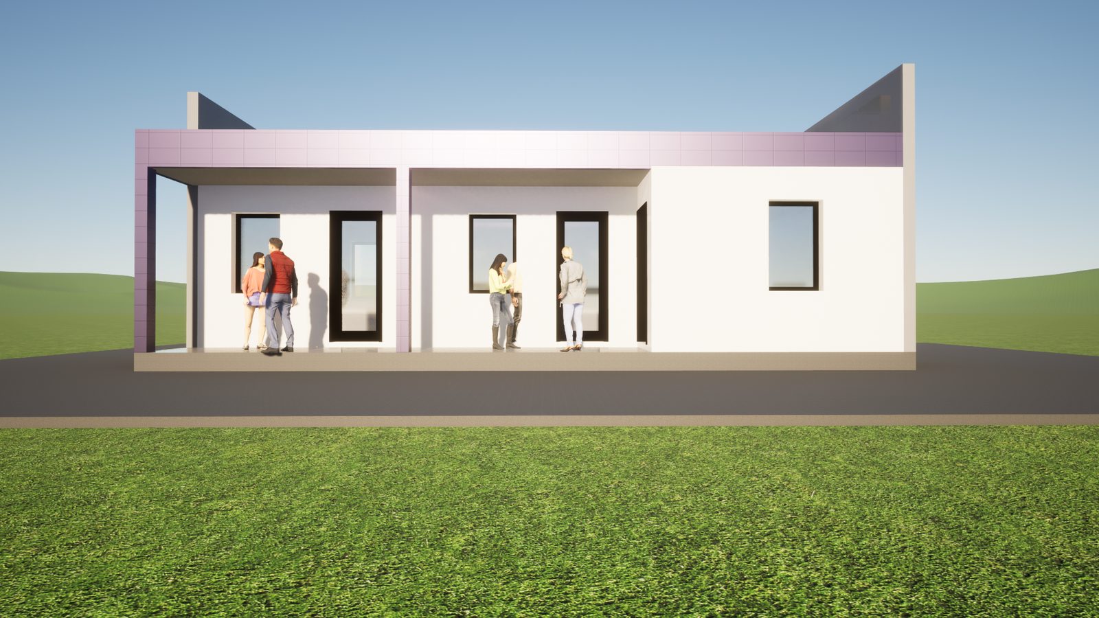 Kebele office — front elevation